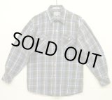 画像: 80'S VAN HEUSEN コットン100% 長袖 フランネルシャツ チェック柄 (VINTAGE)