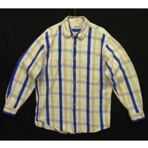 画像: 90'S ST JOHN'S BAY ヘビーウエイト 長袖 フランネルシャツ チェック柄 (VINTAGE)