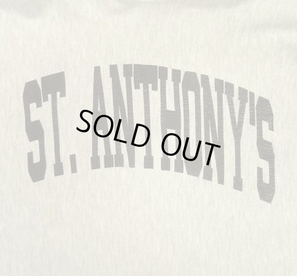 画像4: 90'S THE COTTON EXCHANGE ヘビーウエイト プルオーバー スウェットパーカー ヘザーグレー USA製 (VINTAGE)