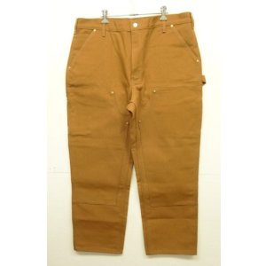 画像: CARHARTT ダブルニー ダック ペインターパンツ ブラウン W38L30 USA製 (DEADSTOCK)
