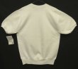 画像5: 90'S RUSSELL ATHLETIC 前Vガゼット付き クルーネック 半袖 スウェットシャツ ホワイト USA製 (DEADSTOCK)