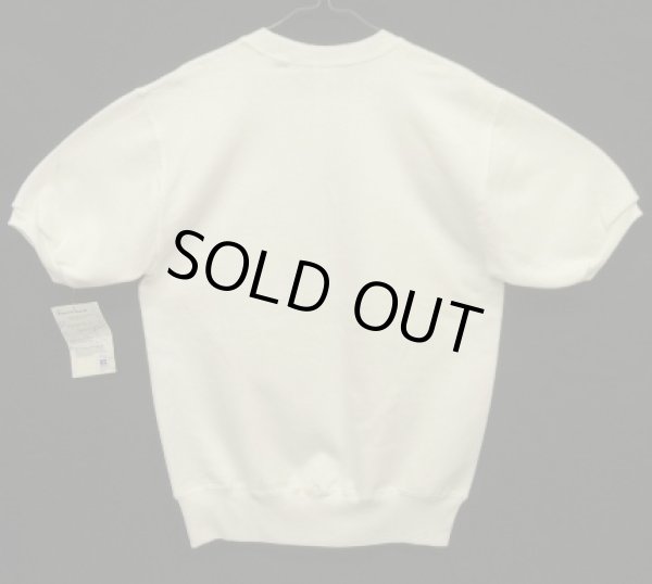 画像5: 90'S RUSSELL ATHLETIC 前Vガゼット付き クルーネック 半袖 スウェットシャツ ホワイト USA製 (DEADSTOCK)