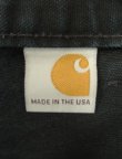 画像2: CARHARTT "125周年モデル" ダブルニー ダック ペインターパンツ ブラック W33L30 USA製 (VINTAGE)