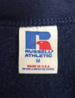 画像2: 90'S RUSSELL ATHLETIC スウェット カーディガン ネイビー USA製 (VINTAGE)