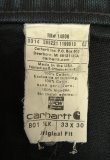 画像3: CARHARTT "125周年モデル" ダブルニー ダック ペインターパンツ ブラック W33L30 USA製 (VINTAGE)