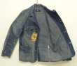 画像6: RRL ”LEWIS" ヴィンテージ＆リペア加工 月桂樹ボタン デニム カバーオール インディゴ USA製 (DEADSTOCK)