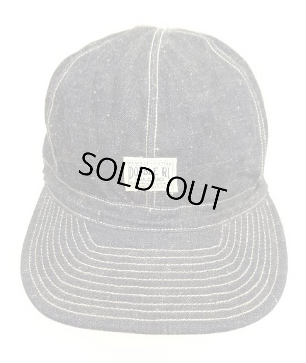 画像2: RRL 耳付きデニム ワークキャップ インディゴ (DEADSTOCK)