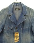 画像4: RRL ”LEWIS" ヴィンテージ＆リペア加工 月桂樹ボタン デニム カバーオール インディゴ USA製 (DEADSTOCK)