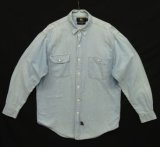 画像: 90'S RRL 初期 三ツ星タグ 長袖 シャンブレーシャツ ブルー (VINTAGE)