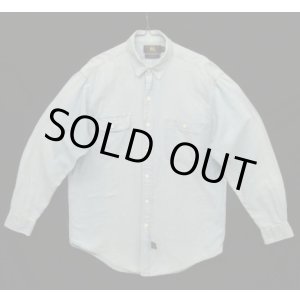 画像: 90'S RRL 初期 三ツ星タグ 長袖 シャンブレーシャツ ブルー (VINTAGE)