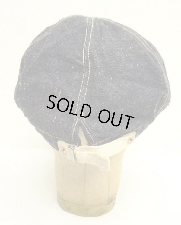 画像4: RRL 耳付きデニム ワークキャップ インディゴ (DEADSTOCK)