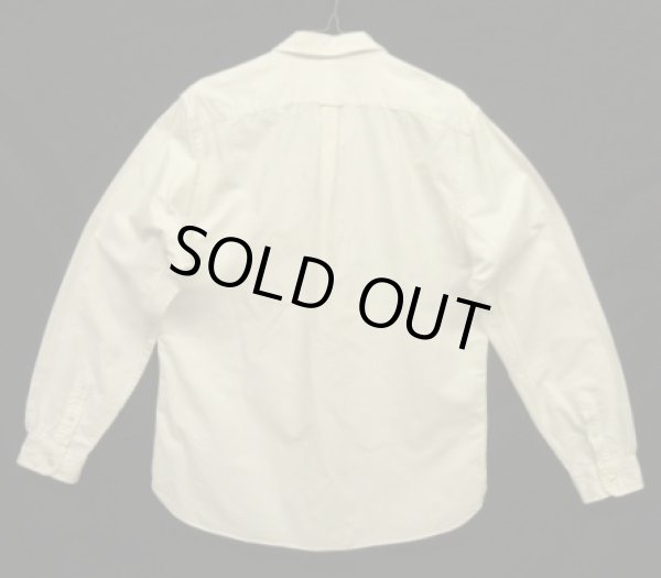 画像5: RRL 耳付きオックスフォード マチ付き 三点留めボタンダウンシャツ ホワイト (USED)