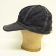 画像3: RRL 耳付きデニム ワークキャップ インディゴ (DEADSTOCK)