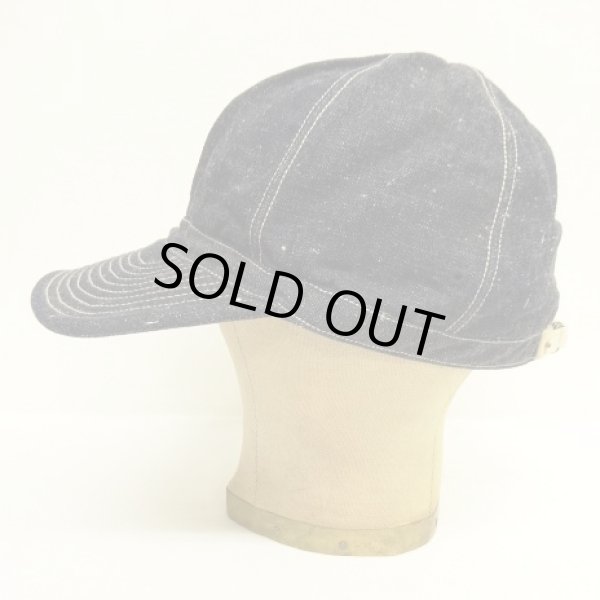 画像3: RRL 耳付きデニム ワークキャップ インディゴ (DEADSTOCK)