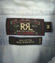 画像2: 90'S RRL 初期 三ツ星タグ 長袖 シャンブレーシャツ ブルー (VINTAGE)