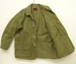 画像4: 40'S MONTGOMERY WARD "WESTERN FIELD" ポプリン ハンティングジャケット オリーブ (VINTAGE)