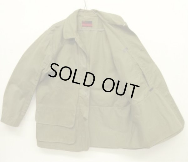 画像4: 40'S MONTGOMERY WARD "WESTERN FIELD" ポプリン ハンティングジャケット オリーブ (VINTAGE)