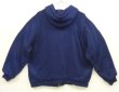 画像5: 90'S PINE GROVE 裏地サーマル フルジップ ダブルフェイス スウェットパーカー ネイビー C&Cジップ (VINTAGE)