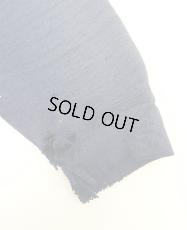 画像5: 90'S CHEETAH フルジップ スウェットパーカー フェードネイビー アルミジップ USA製 (VINTAGE)