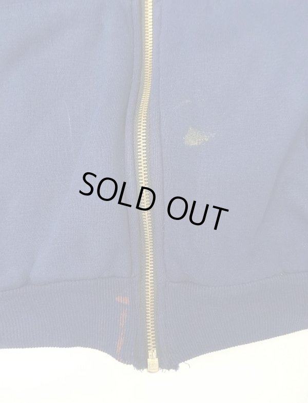 画像6: 90'S PINE GROVE 裏地サーマル フルジップ ダブルフェイス スウェットパーカー ネイビー C&Cジップ (VINTAGE)