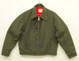 画像: 70'S BIG MAC 裏地ボア付き ワークジャケット TALONアルミジップ オリーブ (VINTAGE)