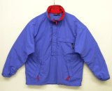 画像: 90'S PATAGONIA 旧ロゴ ハーフジップ ナイロンアノラック ブルー (VINTAGE)