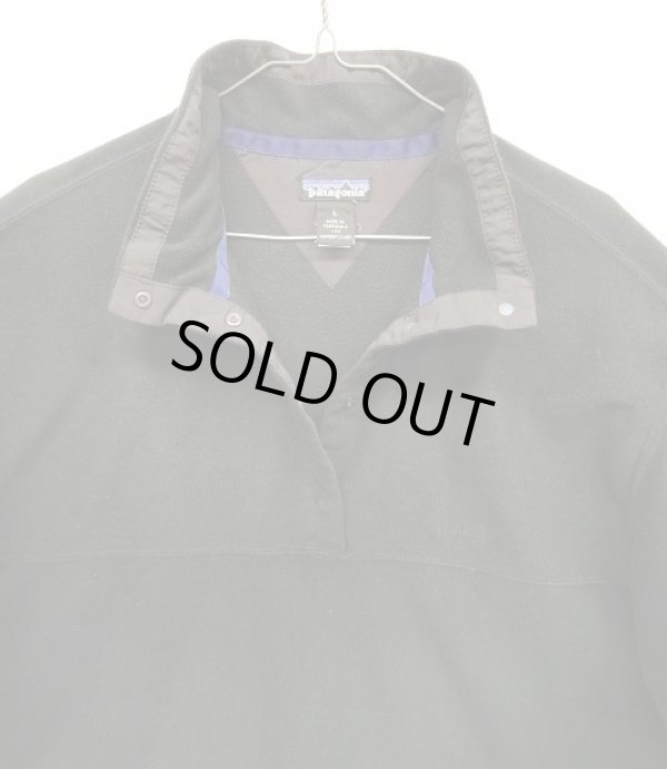 画像3: 90'S PATAGONIA "MICRO D-LUXE PULLOVER" マイクロフリース スナップT ブラック USA製 (VINTAGE)