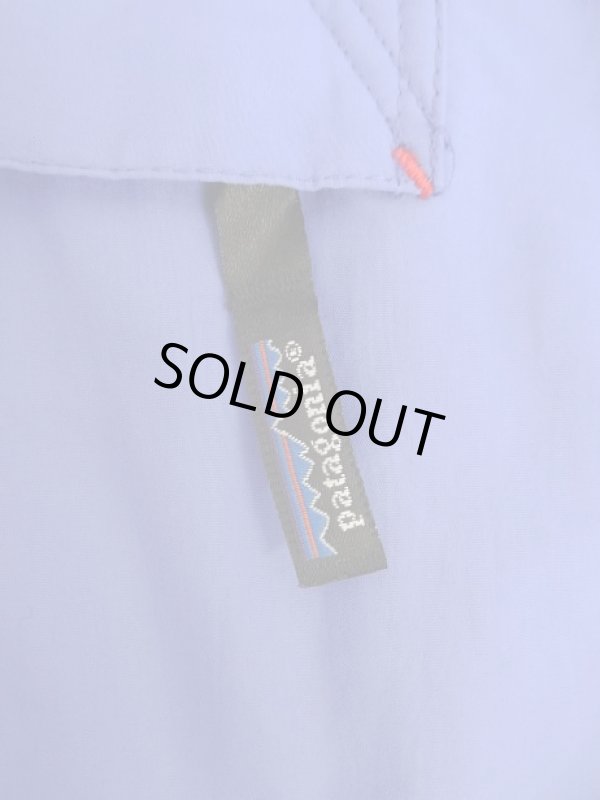 画像4: 90'S PATAGONIA 旧ロゴ ハーフジップ ナイロンアノラック ブルー (VINTAGE)