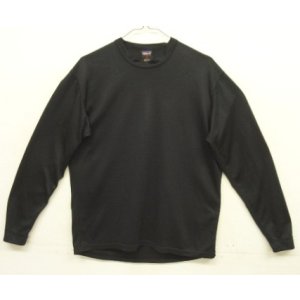 画像: 00'S PATAGONIA "CAPILENE" クルーネック ロングスリーブ ブラック USA製 (VINTAGE)