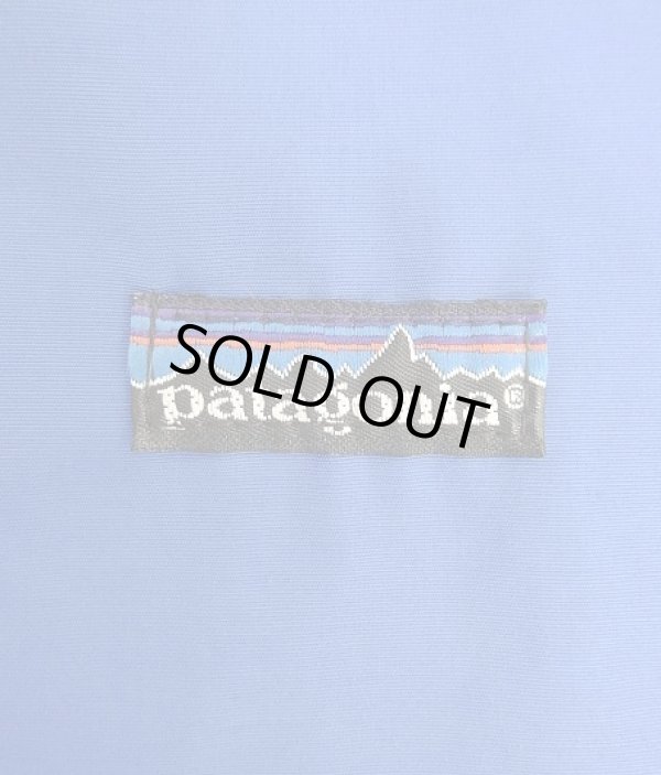 画像4: 80'S PATAGONIA 旧タグ ナイロン アノラックジャケット ブルー USA製 (VINTAGE)