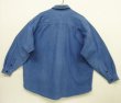 画像4: 90'S PATAGONIA ヘンプ 長袖シャツ インディゴ 香港製 (VINTAGE)