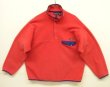 画像1: 90'S PATAGONIA ”SYNCHILLA SNAP-T" 雪無しタグ シンチラ スナップT サーモンピンク ジャマイカ製 (VINTAGE)