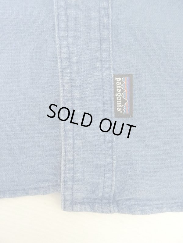 画像3: 90'S PATAGONIA ヘンプ 長袖シャツ インディゴ 香港製 (VINTAGE)