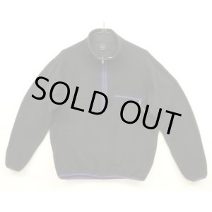 画像: 90'S PATAGONIA "STRETCH SYNCHILLA TOP" Rマーク旧ロゴ シンチラ ハーフジップ プルオーバー ブラック USA製 (VINTAGE)