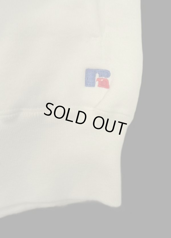 画像3: 80'S LL Bean by RUSSELL ATHLETIC スウェットカーディガン ホワイト USA製 (VINTAGE)