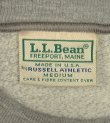画像2: 80'S LL Bean by RUSSELL ATHLETIC 前V＆脇ガゼット スウェットシャツ ヘザーグレー USA製 (VINTAGE)