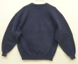 画像3: 80'S LL Bean by RUSSELL ATHLETIC 前Vガゼット スウェットシャツ ネイビー USA製 (VINTAGE)