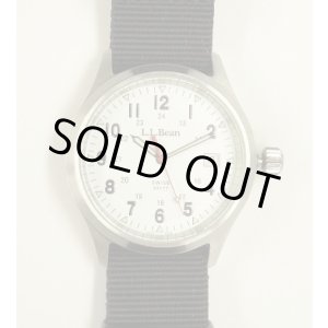 画像: LL Bean フィールドウォッチ 時計 文字盤ホワイト スイス製 (VINTAGE)