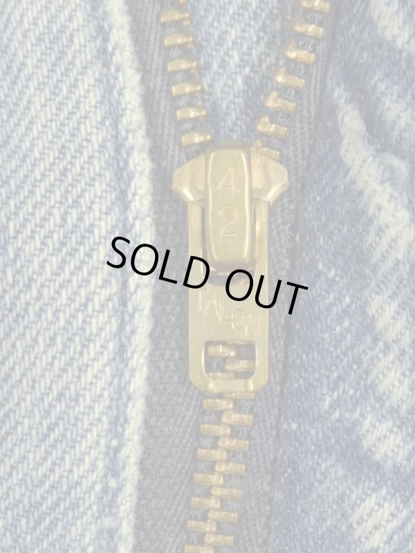 画像4: 70'S LEVIS 646 "16ボタン" ブーツカットデニム インディゴ 42TALONジップ W40L32 USA製 (VINTAGE)