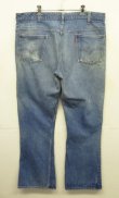 画像5: 70'S LEVIS 646 "16ボタン" ブーツカットデニム インディゴ 42TALONジップ W40L32 USA製 (VINTAGE)