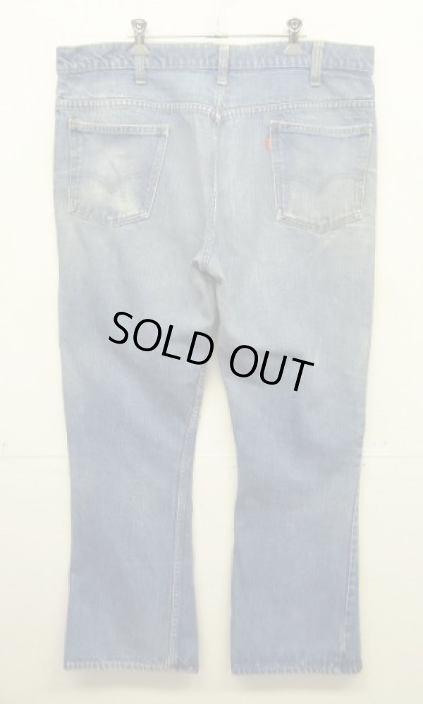 画像5: 70'S LEVIS 646 "16ボタン" ブーツカットデニム インディゴ 42TALONジップ W40L32 USA製 (VINTAGE)