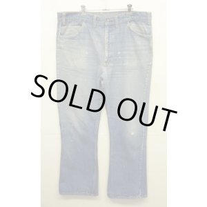 画像: 70'S LEVIS 646 "16ボタン" ブーツカットデニム インディゴ 42TALONジップ W40L32 USA製 (VINTAGE)