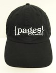 画像2: PAGES A BOOKSTORE 6パネル ベースボールキャップ ブラック (USED)