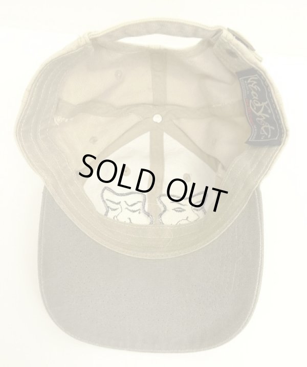 画像5: TWO FACE 6パネル ツートンカラー ベースボールキャップ カーキ/ベージュ (USED)