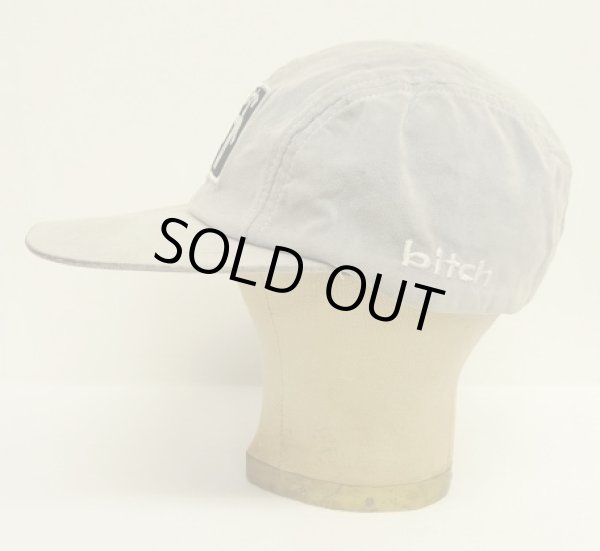 画像3: 90'S BITCH SKATEBOARDS 4パネル ベロアキャップ グレー (VINTAGE)
