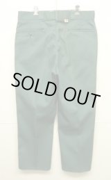 画像: 80'S DICKIES 874 チビタグ ワークパンツ グリーン W36L30 USA製 (DEADSTOCK)