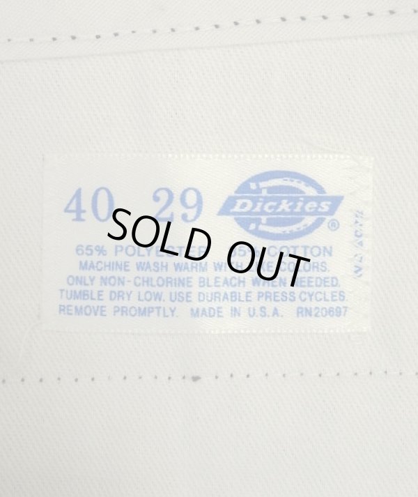画像6: 80'S DICKIES 874 チビタグ ワークパンツ ネイビー YKKアルミジップ W40L29 USA製 (DEADSTOCK)