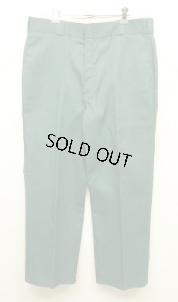 画像3: 80'S DICKIES 874 チビタグ ワークパンツ グリーン W36L30 USA製 (DEADSTOCK)