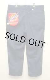 画像: 80'S DICKIES 874 チビタグ ワークパンツ ネイビー YKKアルミジップ W40L29 USA製 (DEADSTOCK)