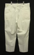 画像1: 80'S DICKIES 874 チビタグ ワークパンツ ホワイト W40L29 USA製 (DEADSTOCK)